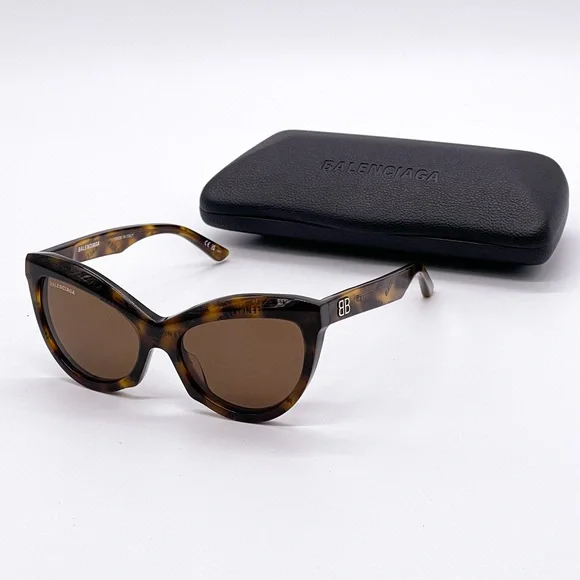 NEW BALENCIAGA BB0217S 002 NEW COLLECTION WOMEN’S SUNGLASSES BALENCIAGA - Picture 1 of 12